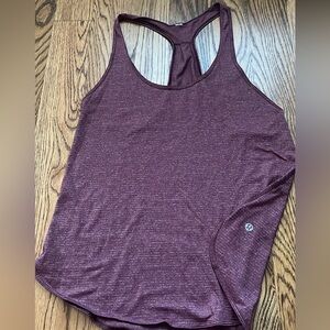 lululemon athletica Purple Tank Top Sleeveless Racerback